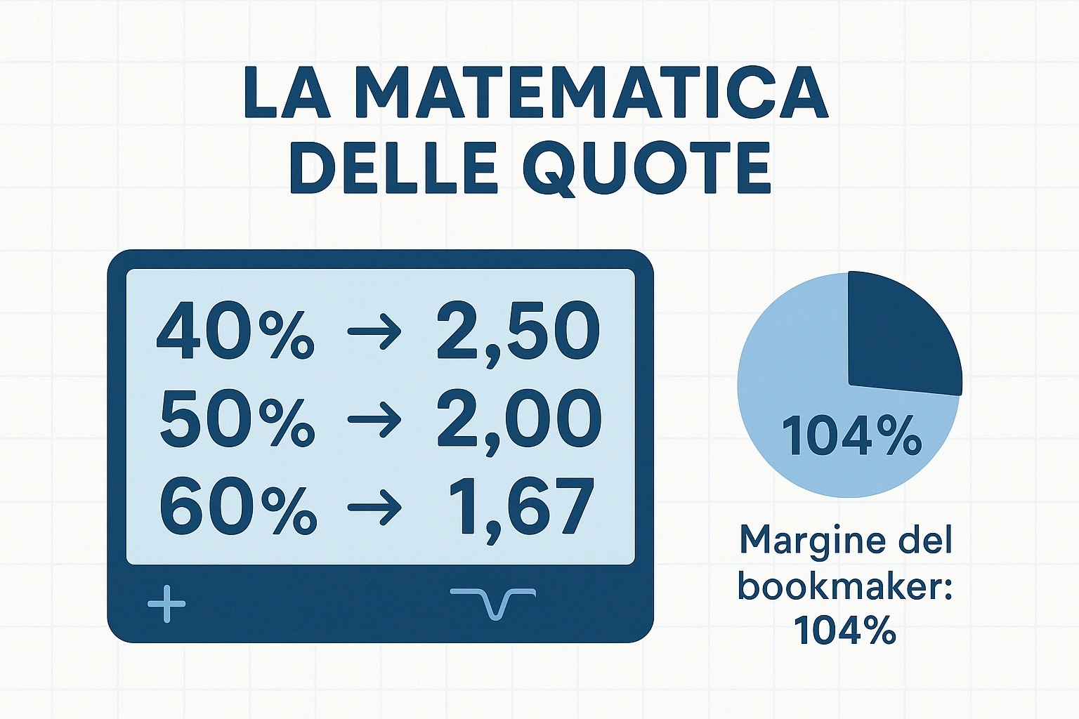 Come calcolare le quote e convertirle in probabilità nelle scommesse