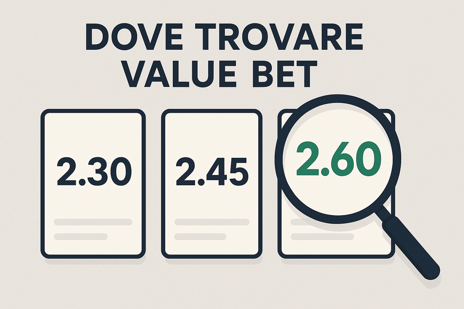 Confronto quote tra bookmaker per trovare value bet