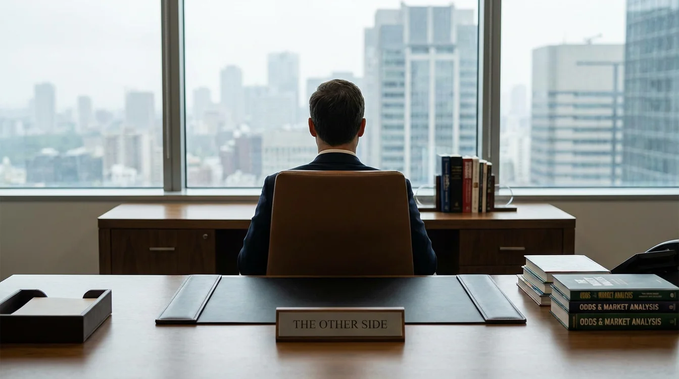 Scrivania professionale che rappresenta ruolo bookmaker